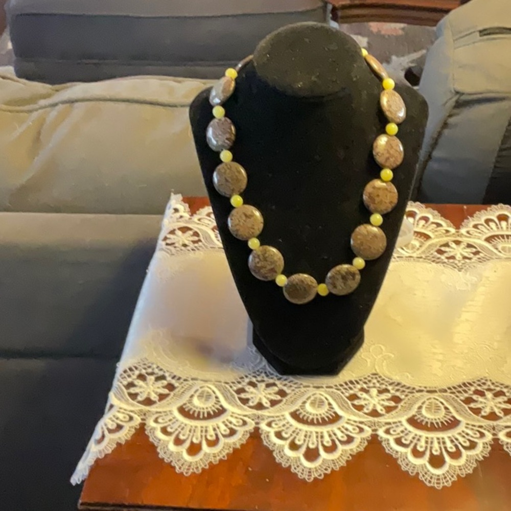 Handmade Natural Stone Necklace